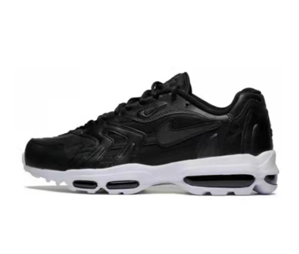 Men's Hot sale Running weapon Air Max 96 Black/White Shoes 008